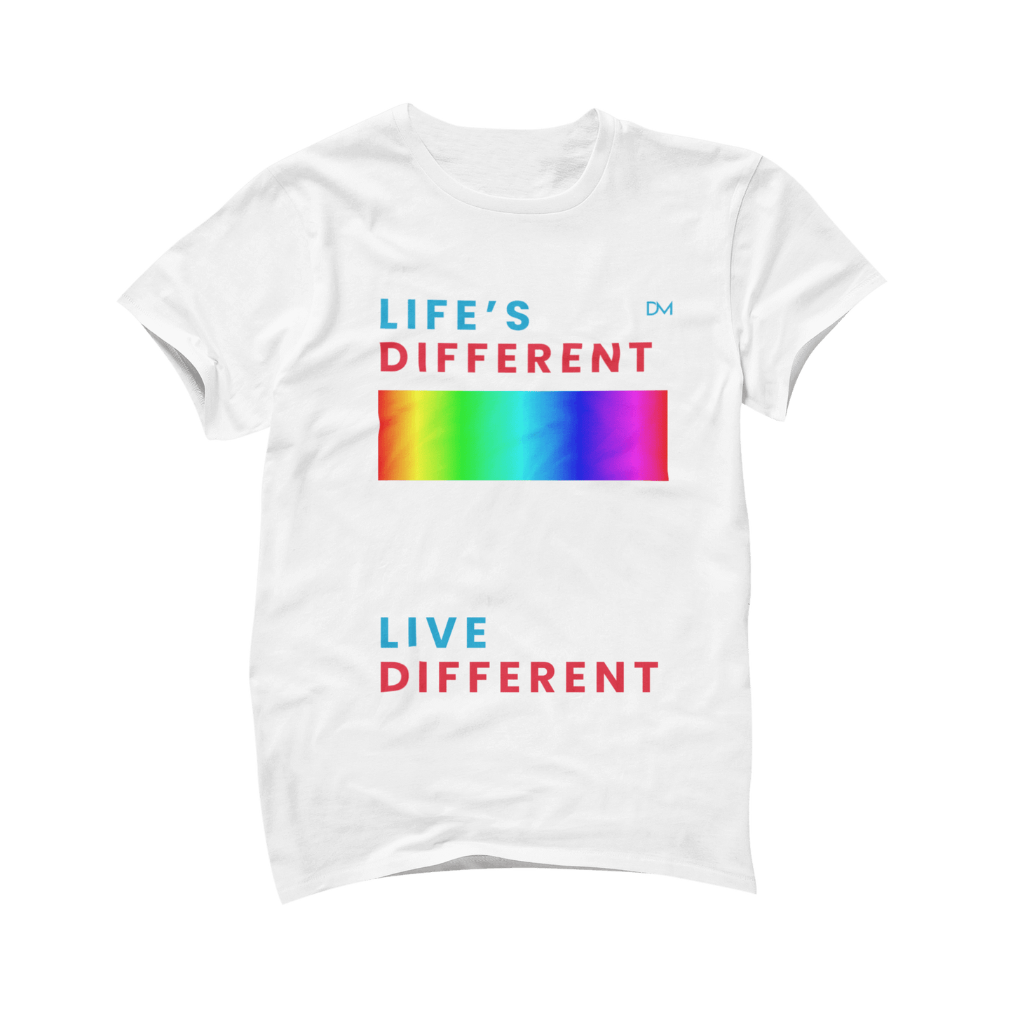 Camiseta blanca orgullo gay unisex - EBEPEX
