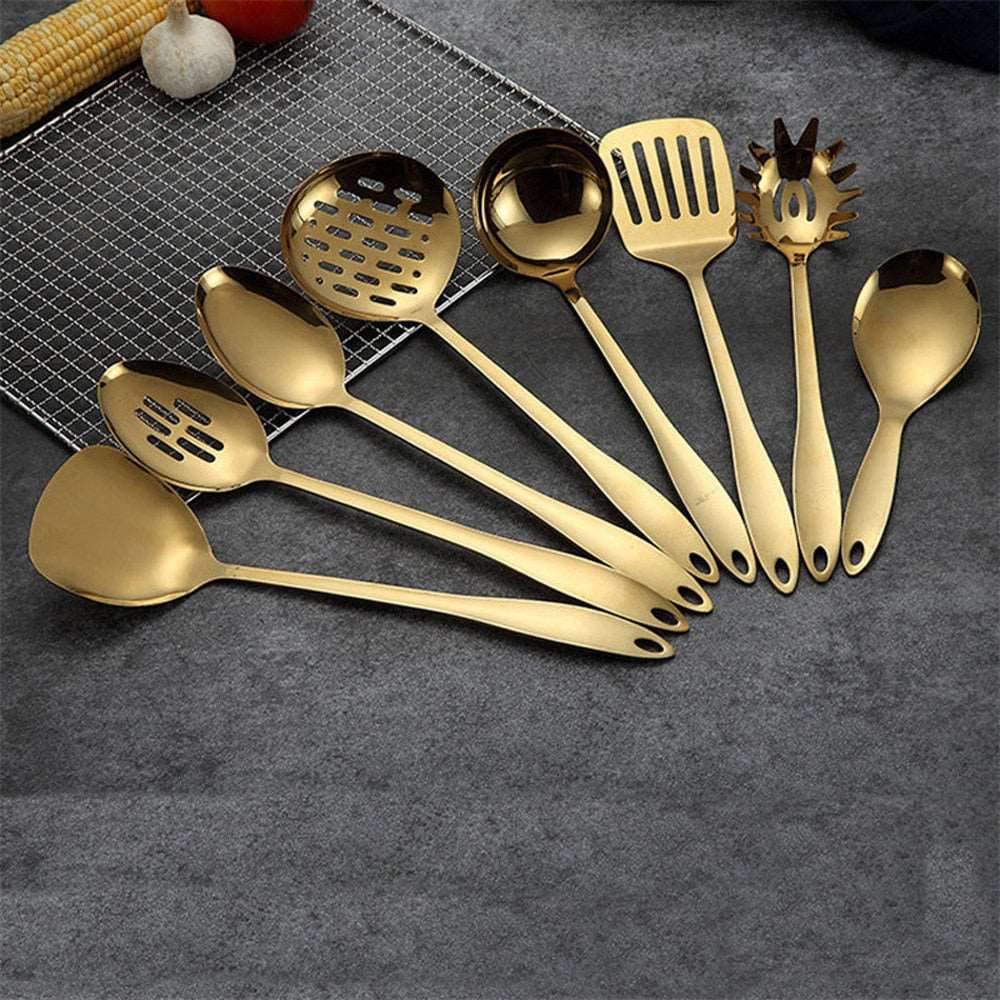 Juego de cucharones en acero inoxidable