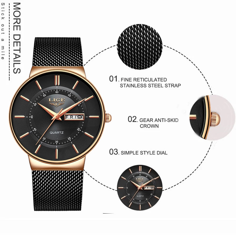 Reloj de lujo acero inoxidable - EBEPEX