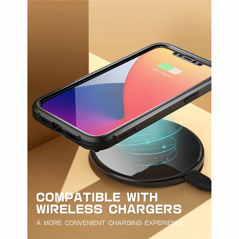 Funda decorada de cuero para iPhone 12 - EBEPEX