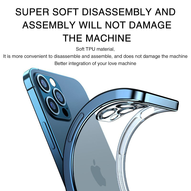 Funda de teléfonos iPhone transparente - EBEPEX