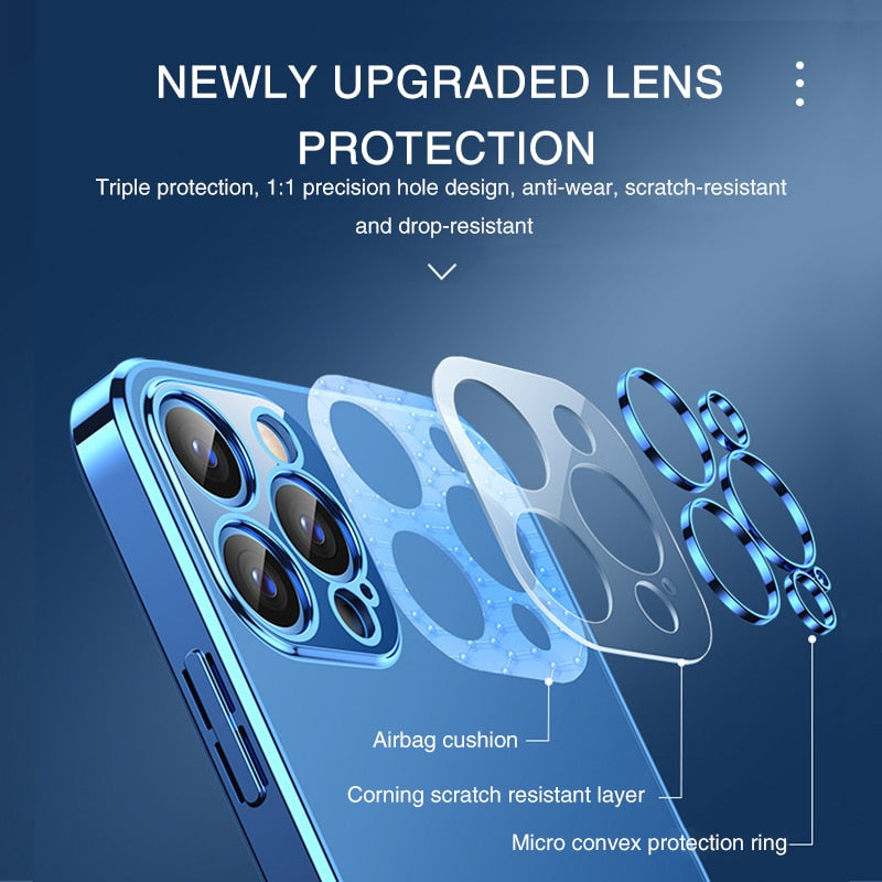 Funda de teléfonos iPhone transparente - EBEPEX