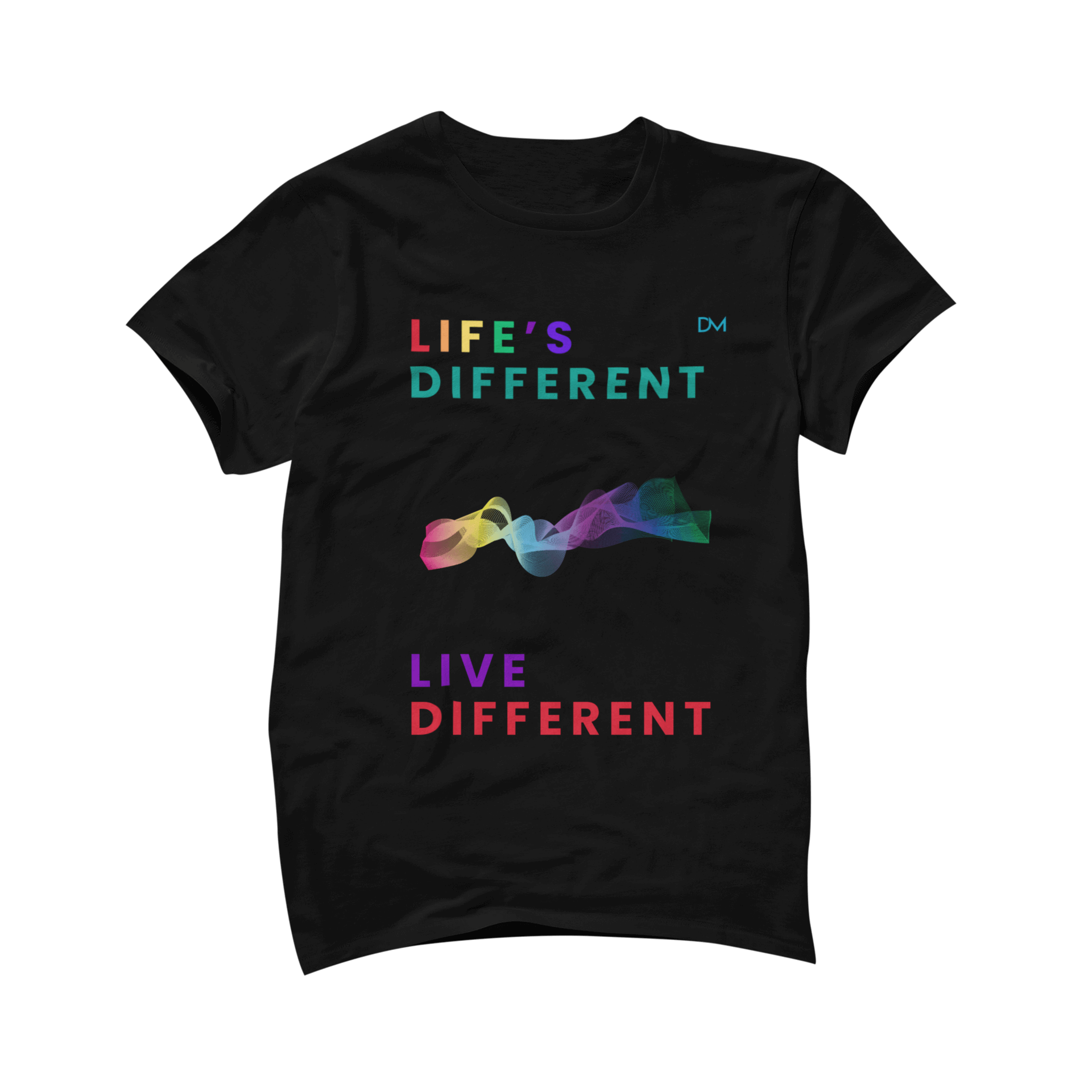 Camiseta negra orgullo gay unisex - EBEPEX