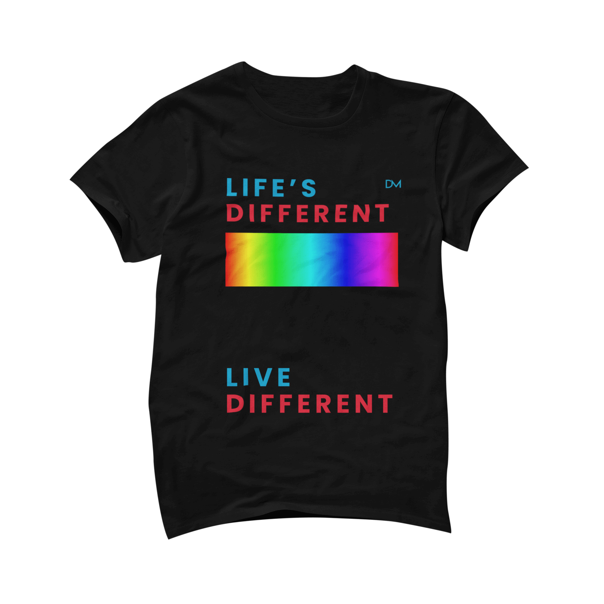 Camiseta negra orgullo gay unisex - EBEPEX