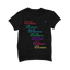 Camiseta negra orgullo gay unisex - EBEPEX
