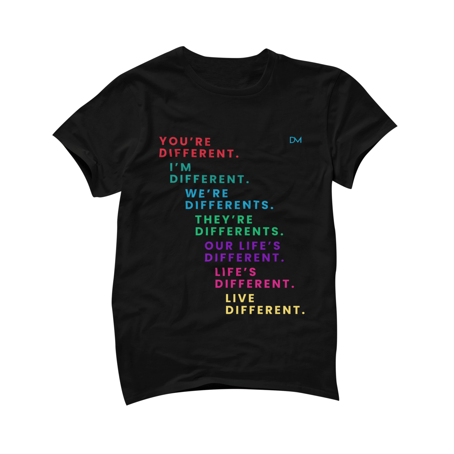 Camiseta negra orgullo gay unisex - EBEPEX