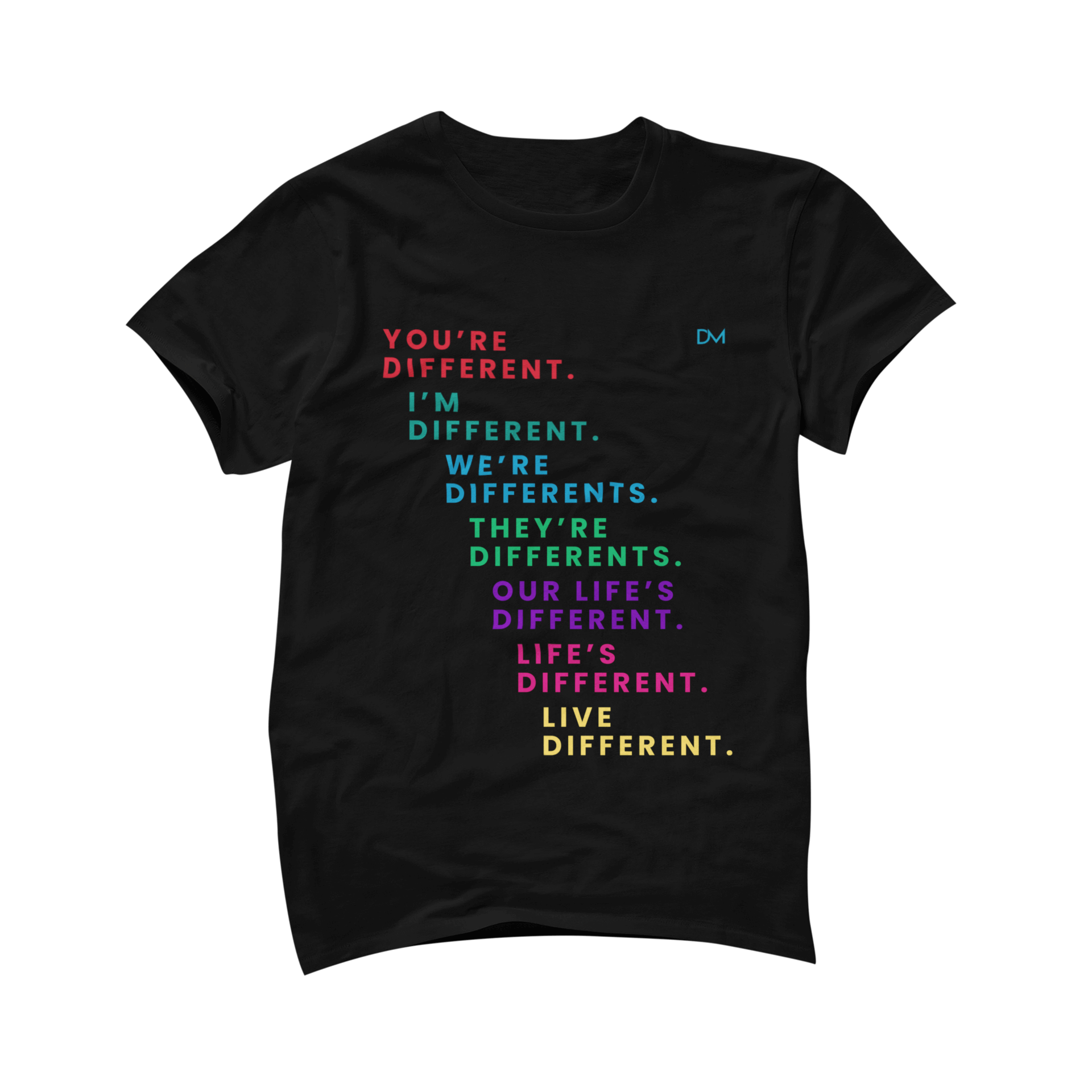 Camiseta negra orgullo gay unisex - EBEPEX