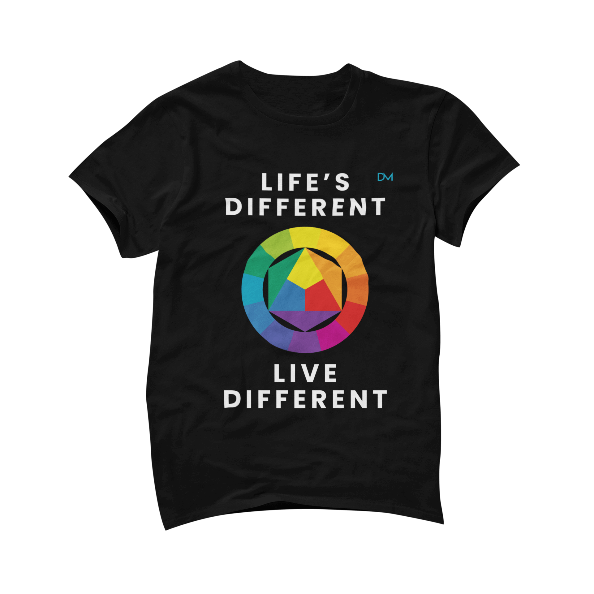 Camiseta negra orgullo gay unisex - EBEPEX