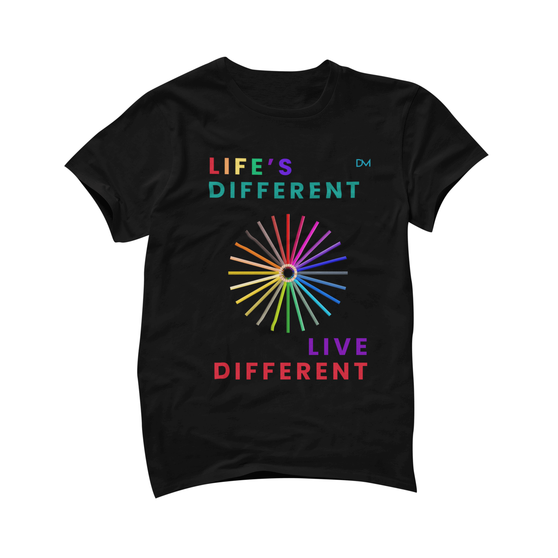 Camiseta negra orgullo gay unisex - EBEPEX