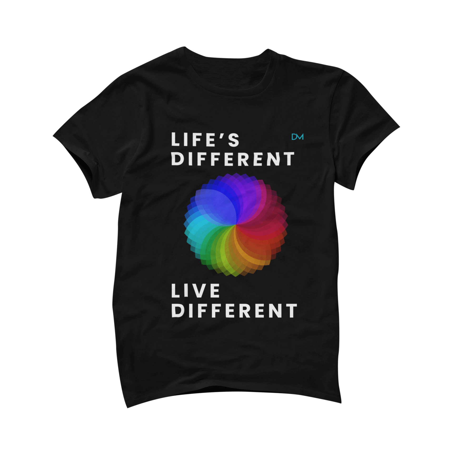Camiseta negra orgullo gay unisex - EBEPEX