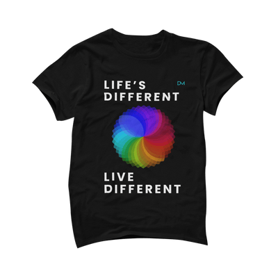 Camiseta negra orgullo gay unisex - EBEPEX