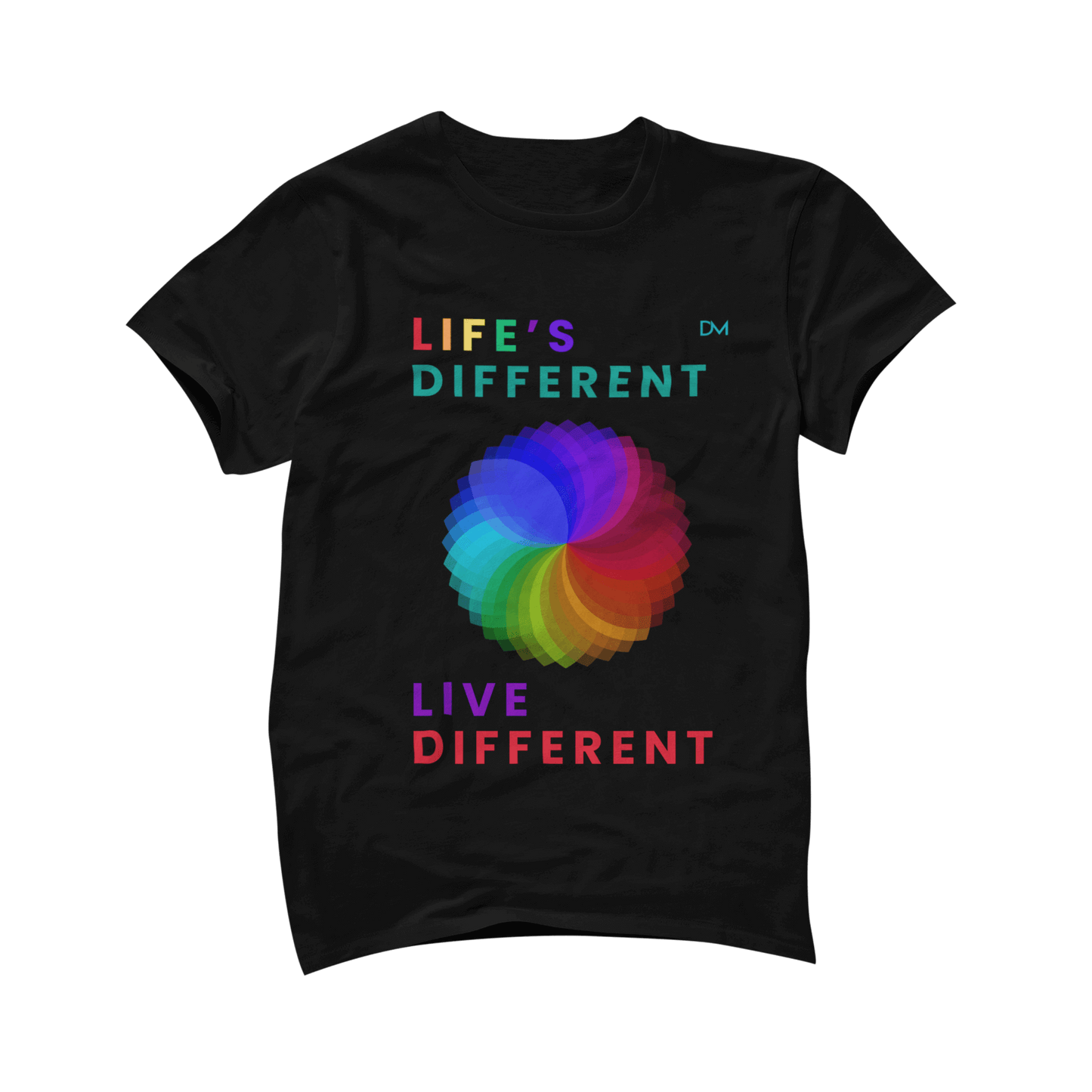Camiseta negra orgullo gay unisex - EBEPEX