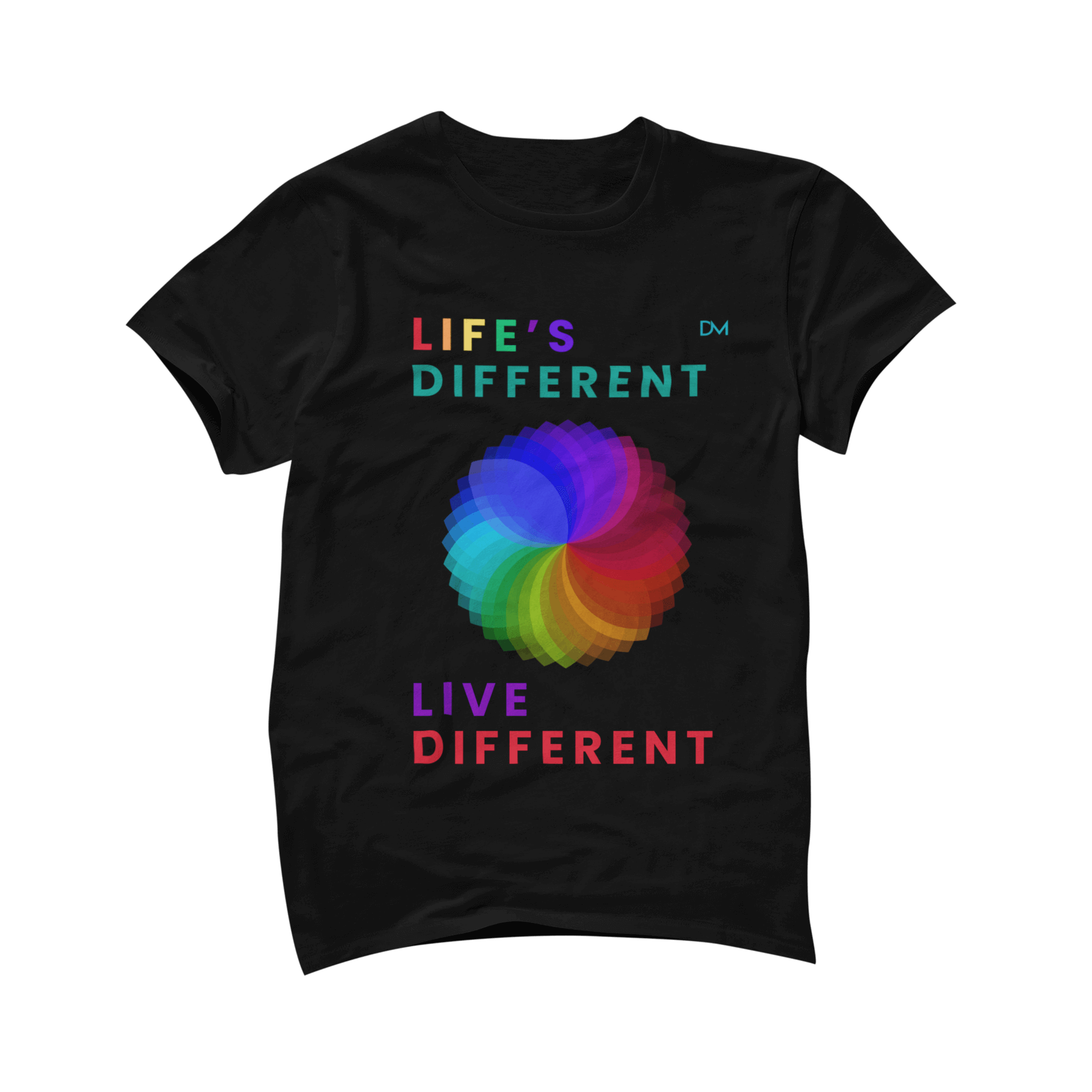 Camiseta negra orgullo gay unisex - EBEPEX