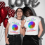 Camiseta blanca orgullo gay unisex - EBEPEX