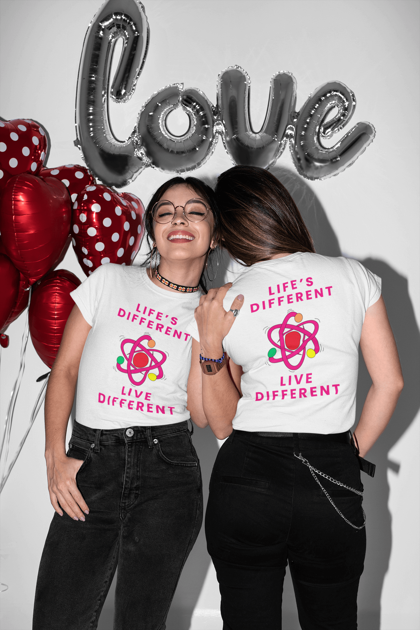 Camiseta blanca orgullo gay unisex - EBEPEX