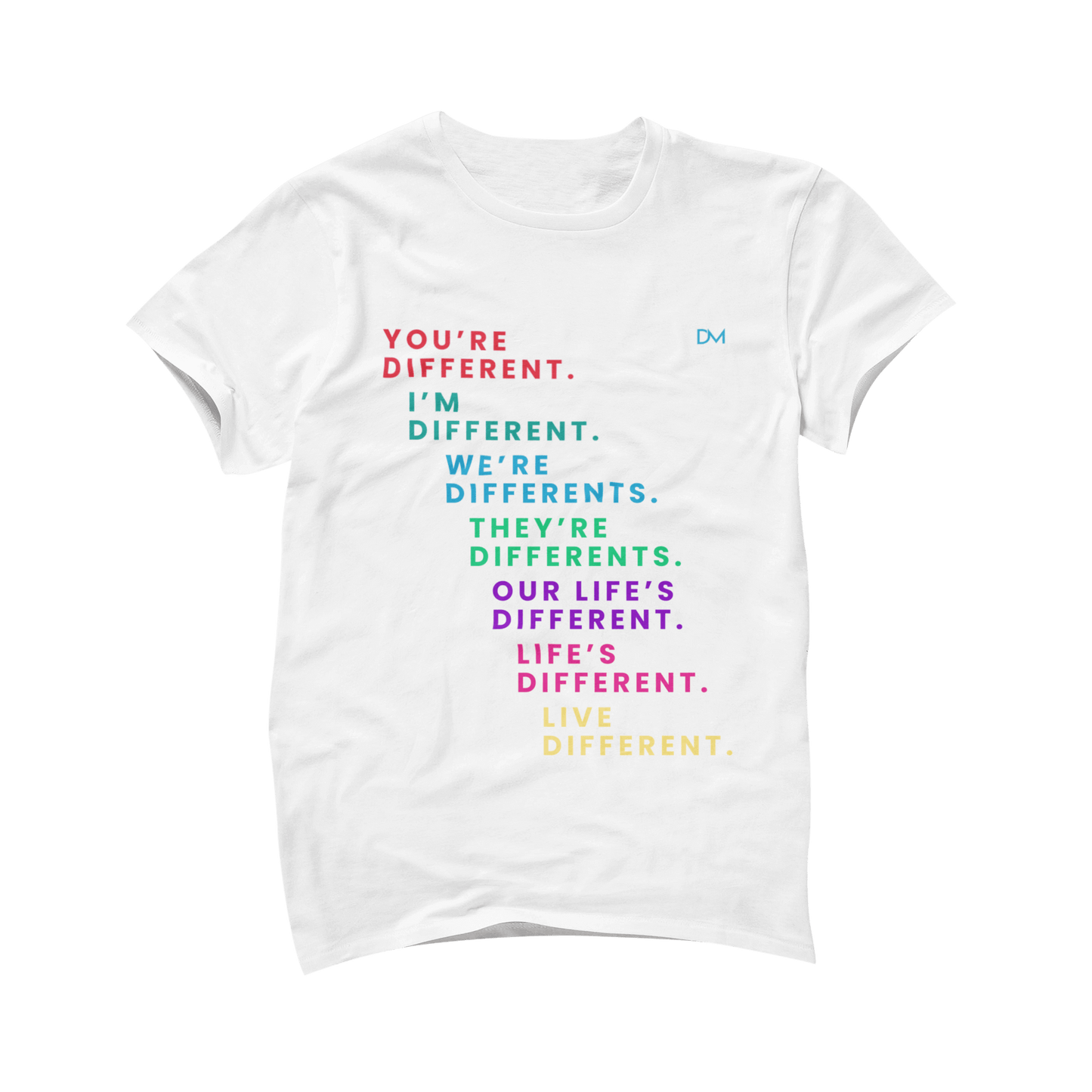 Camiseta blanca orgullo gay unisex - EBEPEX