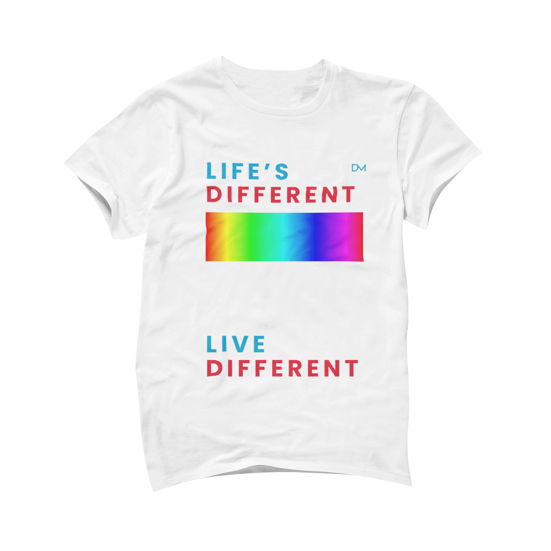 Camiseta blanca orgullo gay unisex - EBEPEX
