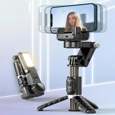 Palo selfi con estabilizador de movimiento, rotación automática de 360 grados, trípode para cualquier móvil para hacer fotografía y grabar en vivo - EBEPEX