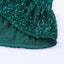 Green One-Shoulder Sling Ruffled Sequin Dress - EBEPEX