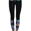 Pantalones de yoga con estampado floral negro - EBEPEX