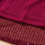 Wine Red Loose Long Sleeve Sequin Dress with Sash - EBEPEX