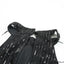 Mini vestido negro con flecos y lentejuelas - EBEPEX