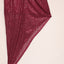 Red V Neck Bodycon Sequin Dress - EBEPEX