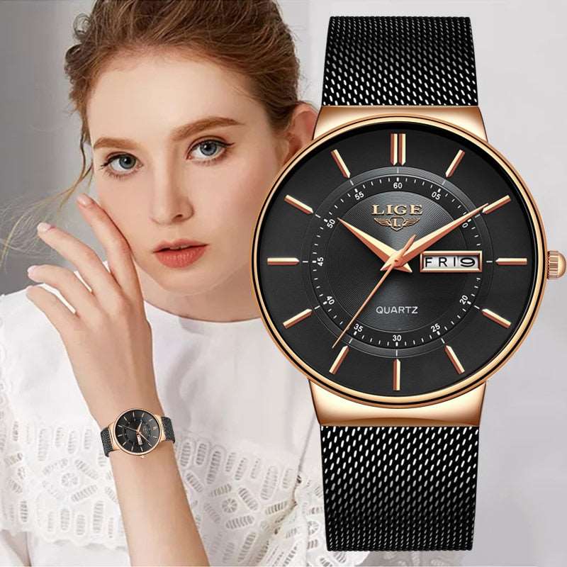 Reloj de lujo acero inoxidable