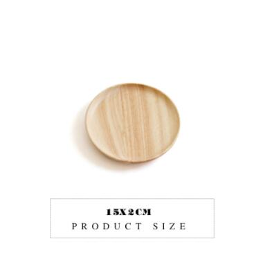 Juego de platos para comer de madera - EBEPEX