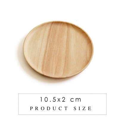 Juego de platos para comer de madera - EBEPEX