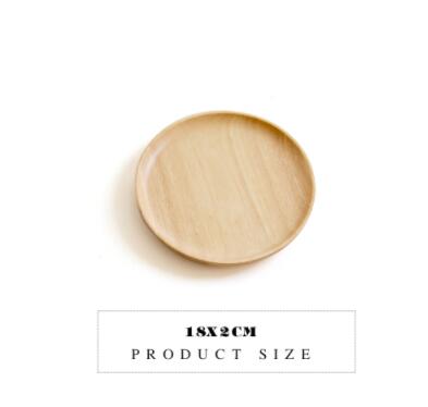Juego de platos para comer de madera - EBEPEX