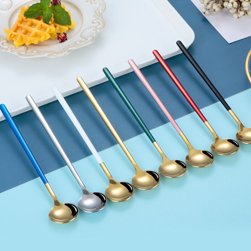 Cucharillas de te largas de color - EBEPEX