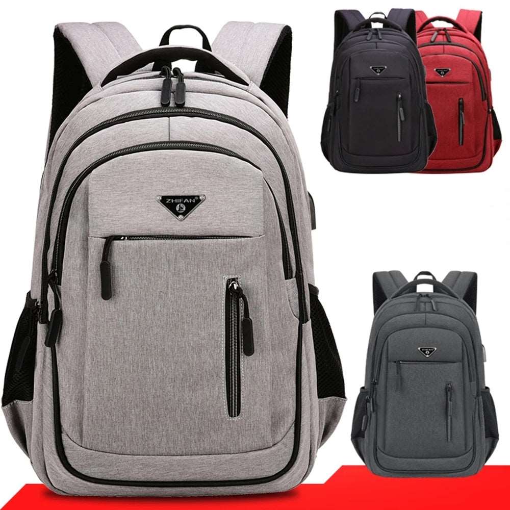 Mochila de varios compartimentos con USB