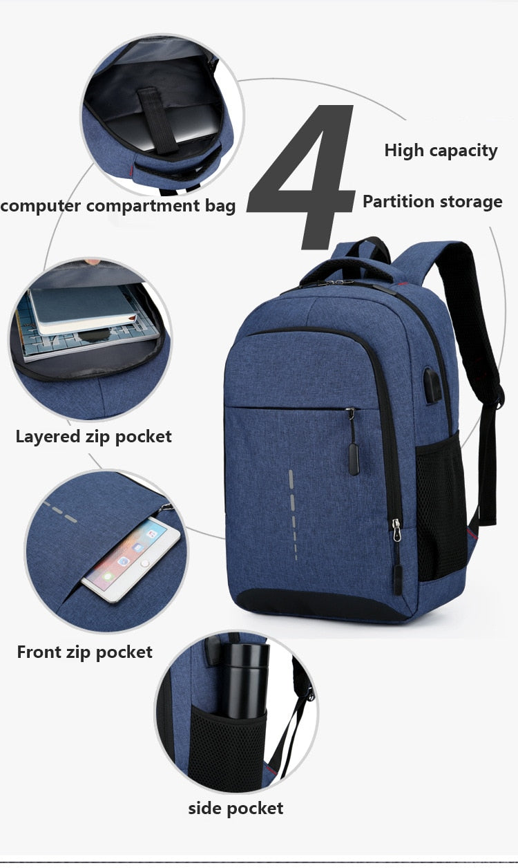 Mochila de viaje compartimento portátil - EBEPEX