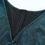 Green Glitter Wrap Over Long Sleeve Sequin Dress - EBEPEX