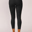 Black Mesh Side Splicing High Waist Yoga Sports Leggings with Phone Pocket - EBEPEX