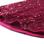 Red Deep V Neck Bell Sleeve Sequin Dress - EBEPEX
